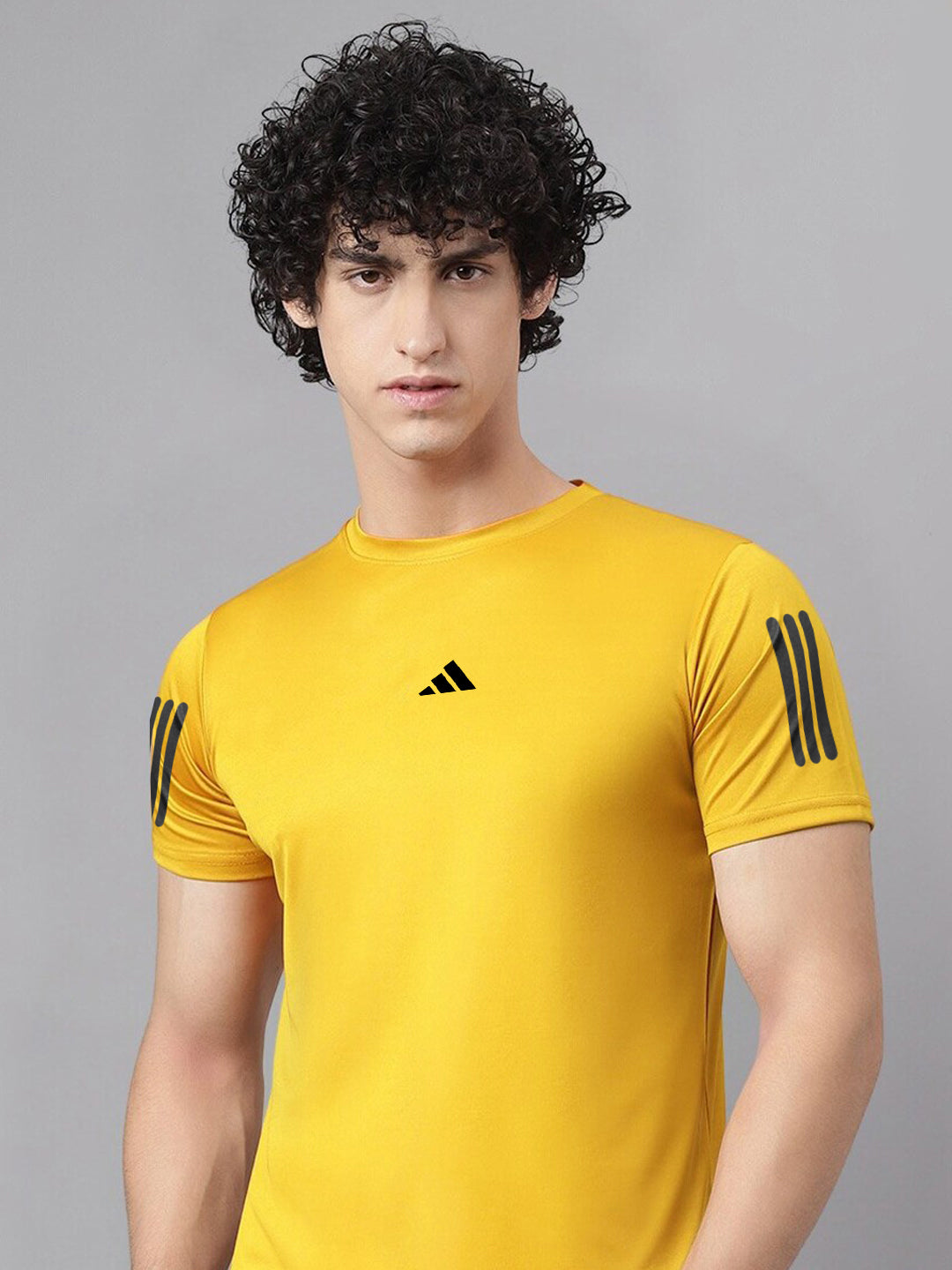 Men's Imported Mesh Dry-Fit Yellow Tees
