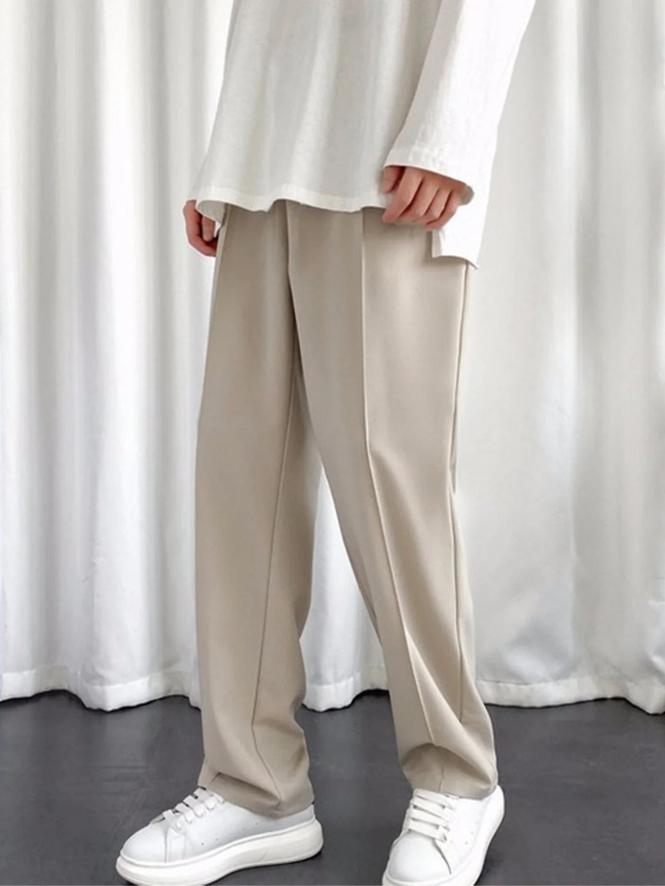 Men's Imported beige Jogger Trousers