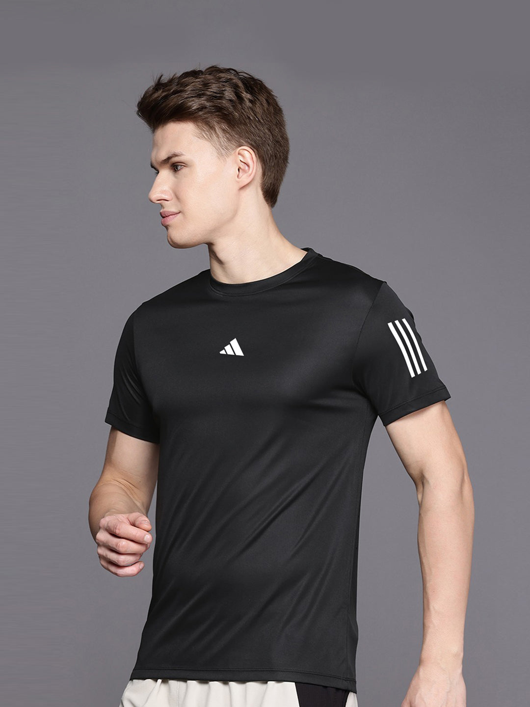 Men's Imported Mesh Dry-Fit Black Tees