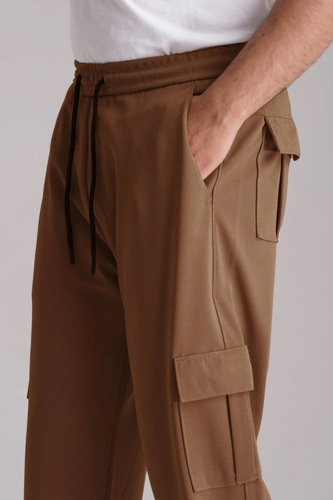 Men's Imported Brown Cargo Trouser