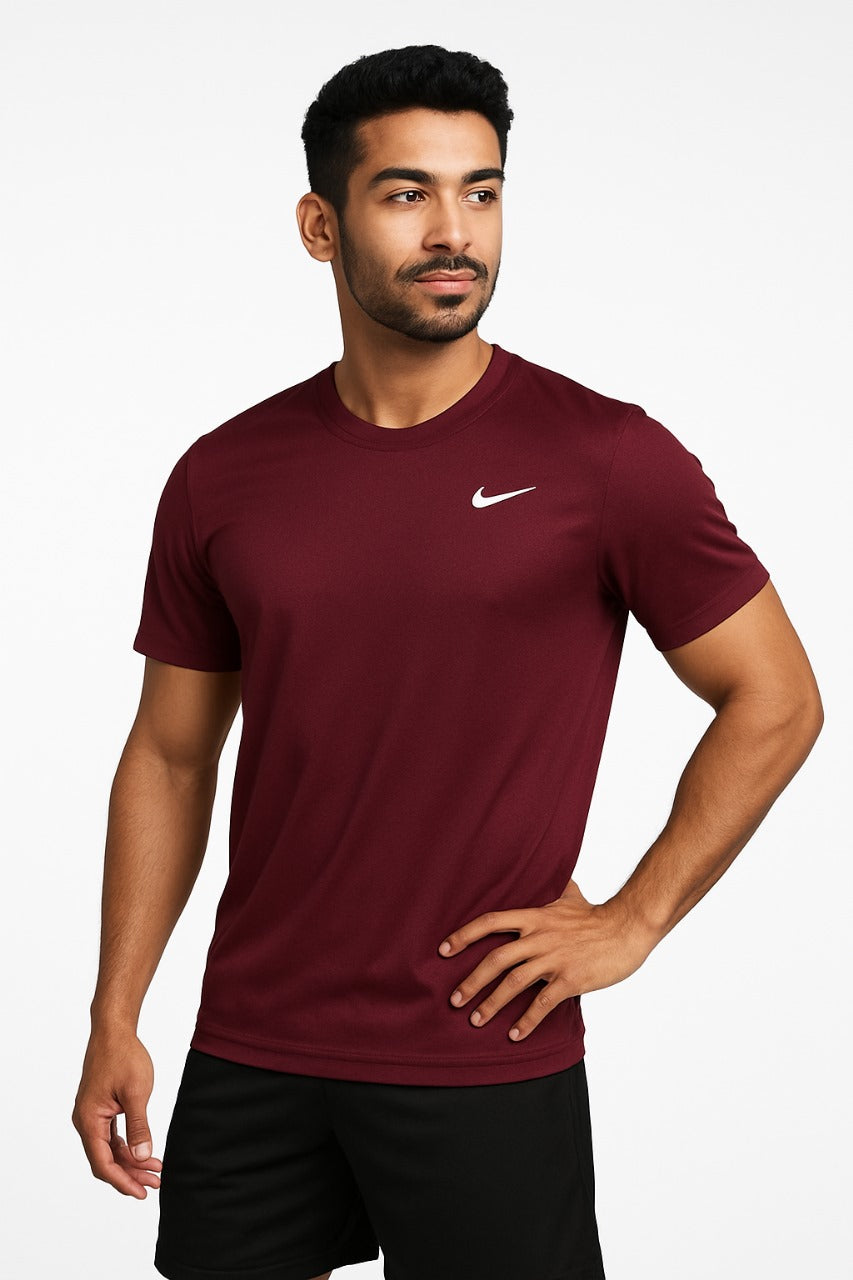 Men's Imported Mesh Dry-Fit Mehroon Nike Tees