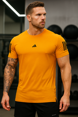 Men's Imported Mesh Dry-Fit Neon Orange Tees