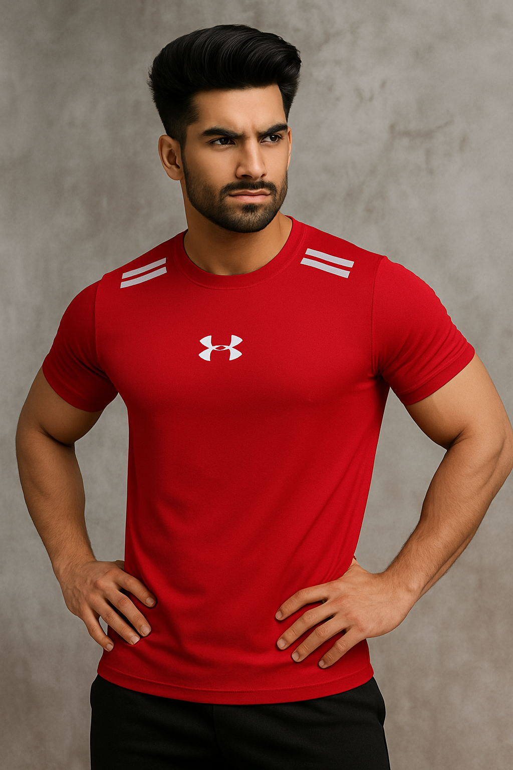 Men's Imported Mesh Dry-Fit Red Under Armour Tees