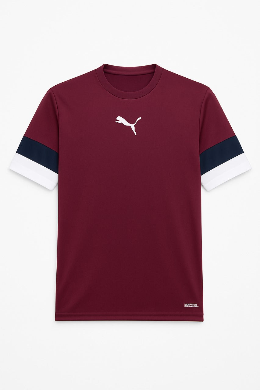 Puma Imported Mesh Dry-Fit Mahroon Tees